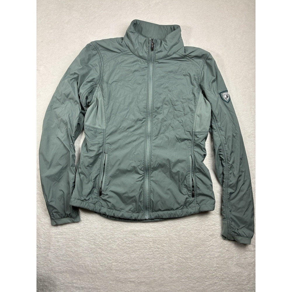 Kuhl The One Womens XS Green Fleece Lined Quilted Full Zip Jacket